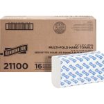 Gjo21100 Multifold Towels, 250 sheets per pack, 16 pack, Size: Master, White