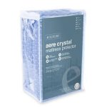 eLuxury Aere Crystal Twin Cooling Mattress Protector, Blue