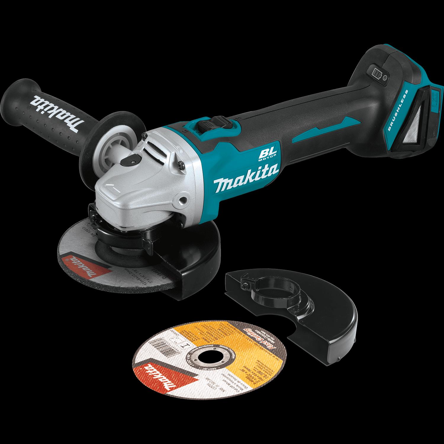 111b03d7304cd231c6494482c20b55ec98cefeeef2a54cdaa6ad4cf0012155f5.jpg 18V LXT BL 5″ Grinder W/Brake (Slide SW) - Image 1