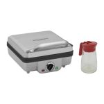 Cuisinart WAF-300P1 4-Slice Belgian Waffle Maker w/ Pancake Plates - Stainless Steel