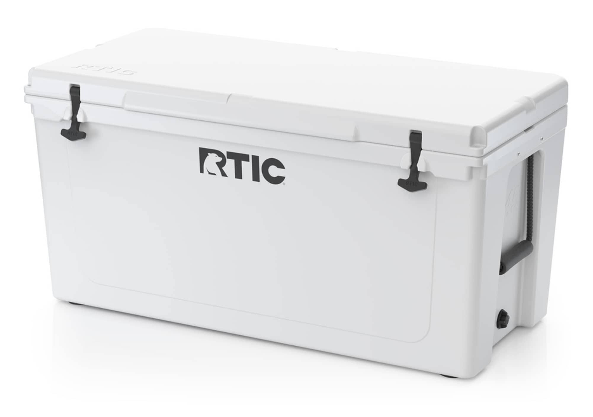 11514961feb26656287d2e8d4f5fc9ec808190975c14b1b7c710583e5c63380f.jpg RTIC 145 qt Ultra-Tough Cooler, Insulated Portable Ice Chest for Beach, Drink, Beverage, Camping, Picnic, Fishing, Boat, Barbecue, White - Image 1