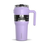 Hydrapeak Roadster 40oz Tumbler with Handle and Straw Lid Lavender