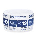 Johns Manville R19 Kraft-Faced Fiberglass Insulation-Instock