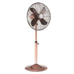 Adjustable Height Copper Floor Fan