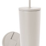 Simple Modern 20 fl oz Stainless Steel Classic Tumbler with Lid and Straw|Almond Birch