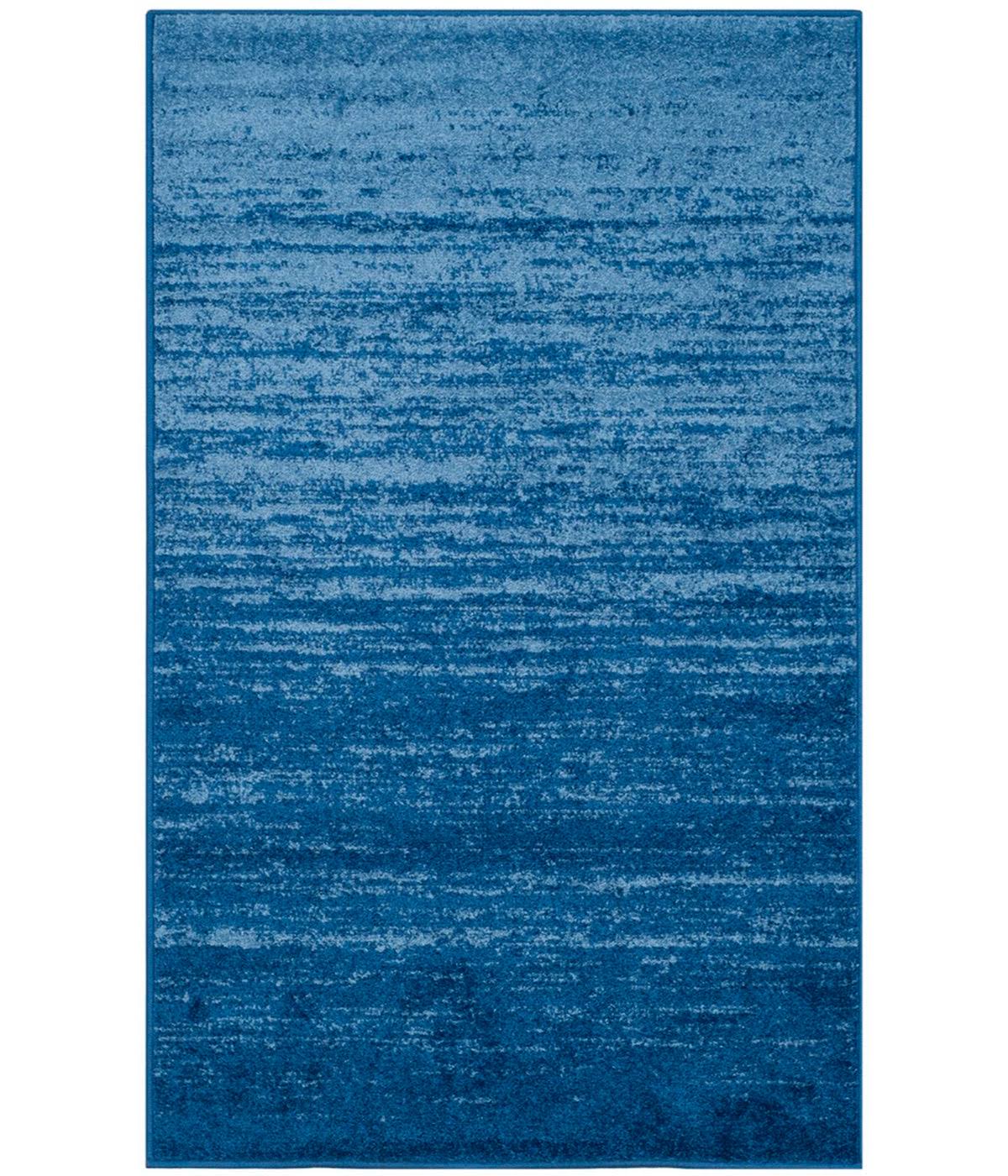11ef45da739a6132fba32caf7e10f6795b0378e1bc48eb3a22d087fb909e6057.jpg Safavieh Adirondack Light Blue/Dark Blue Area Rug; 6' x 9' - Image 1