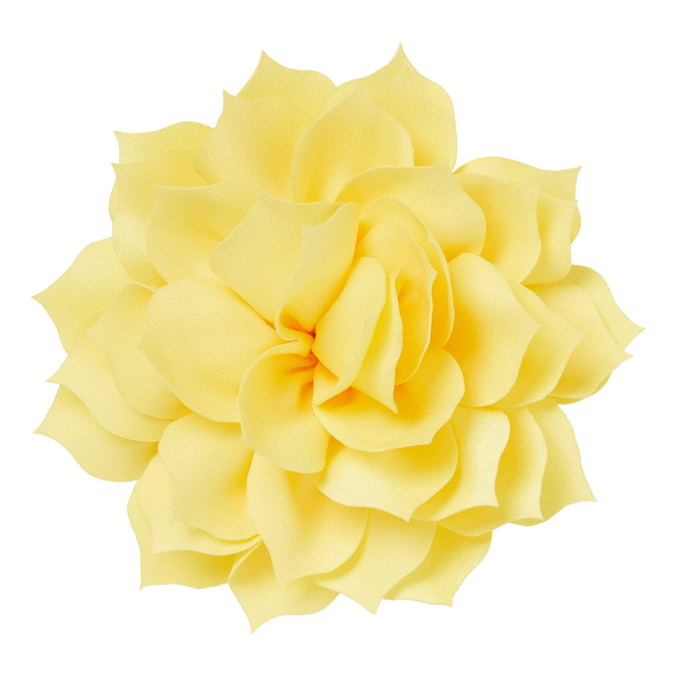 11f0f5489046546930c2584c80b744208eaad58f9932781787b018ca95493d0a.jpg Offray Lotus Flower Great for Sewing & Crafting Projects - Yellow - 4.5 in - Image 1
