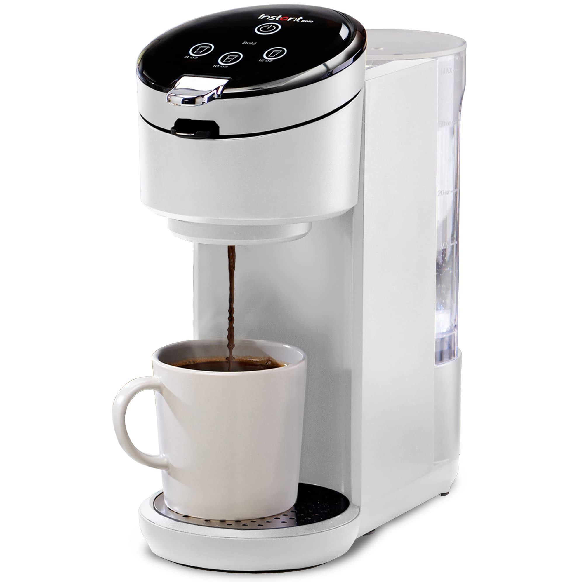 126928797e48e27887c357fd29eaccc6f622d5781c802b3ebafcba3db07aa66e.jpg Instant Solo Single Serve Coffee Maker (White) - Image 1