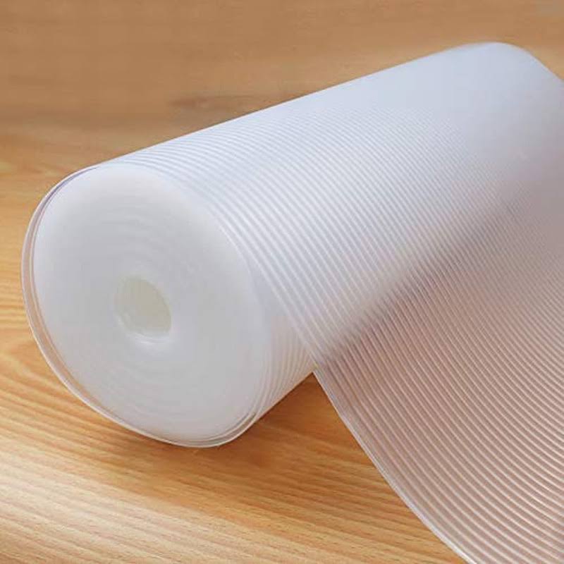 1285edd37f017bcad3842fc0d5387381a7d19f3ea2fce35c94474a785ade50f3.jpg Glomen Shelf Liner Non-Slip Cabinet Liner Washable Oil-proof for Kitchen Cabinet Shelves Refrigerator Storage Desks 24 Inches x 20 ft Non Adhesive DRA - Image 1