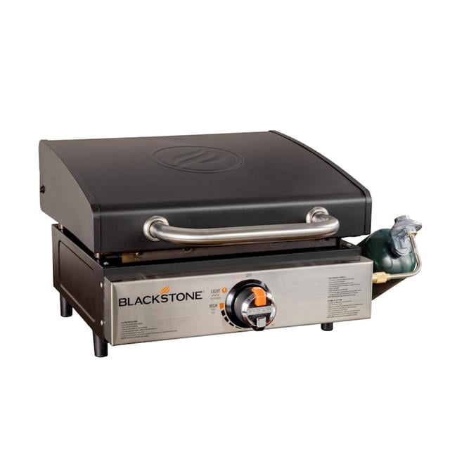12a8b3438954a6f02fb0ff7ed5491e9c6295a82affd9c784d6a2a352b67d8e0a.jpg 17 in. Original Table Top Griddle with Hood - Image 1