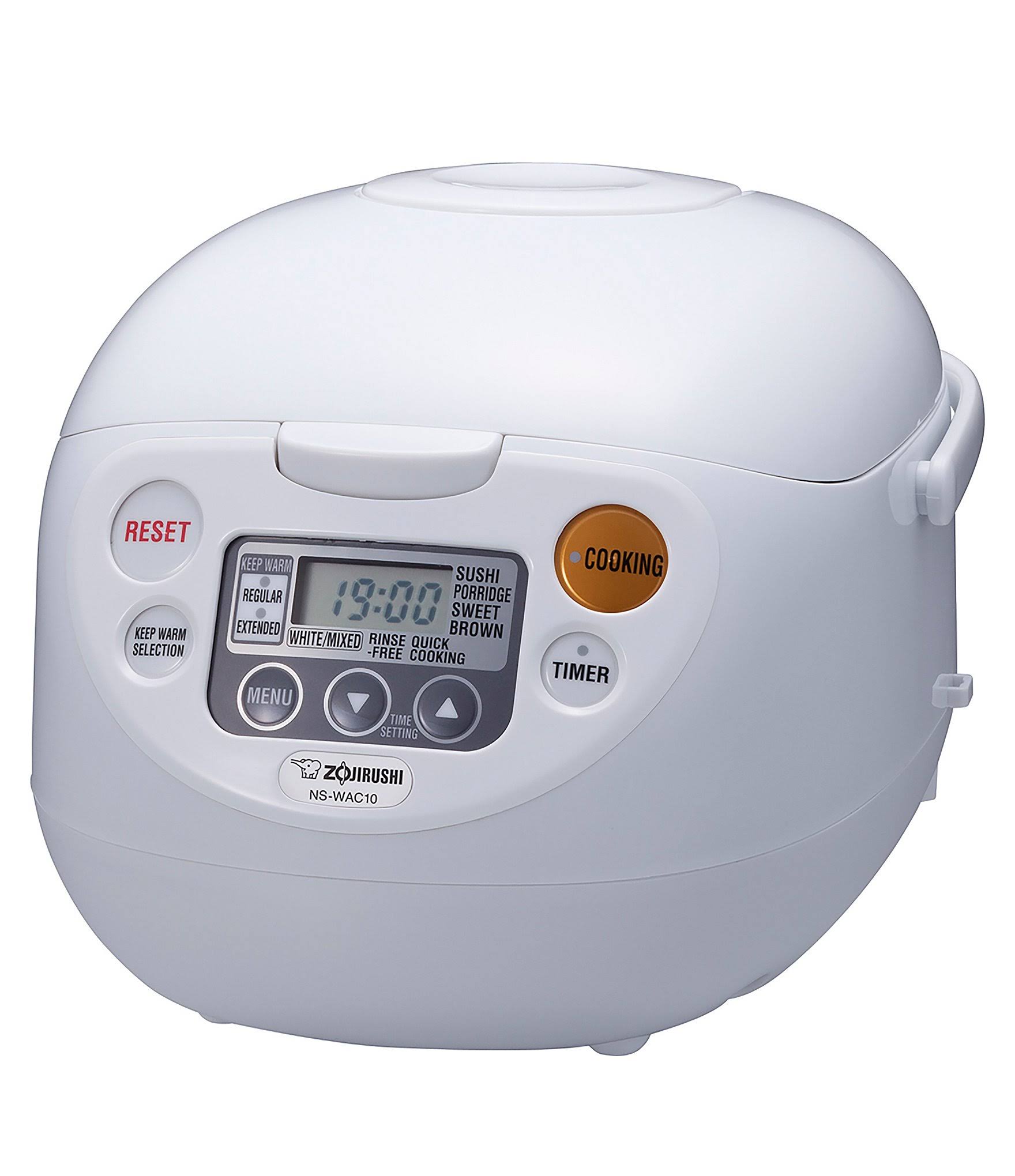 12d0b746863371518eb2384c094f86b5f5041bcec88a259ec035bee08813caab.jpg Zojirushi Micom 5.5-Cup Rice Cooker, Cool White - Image 1