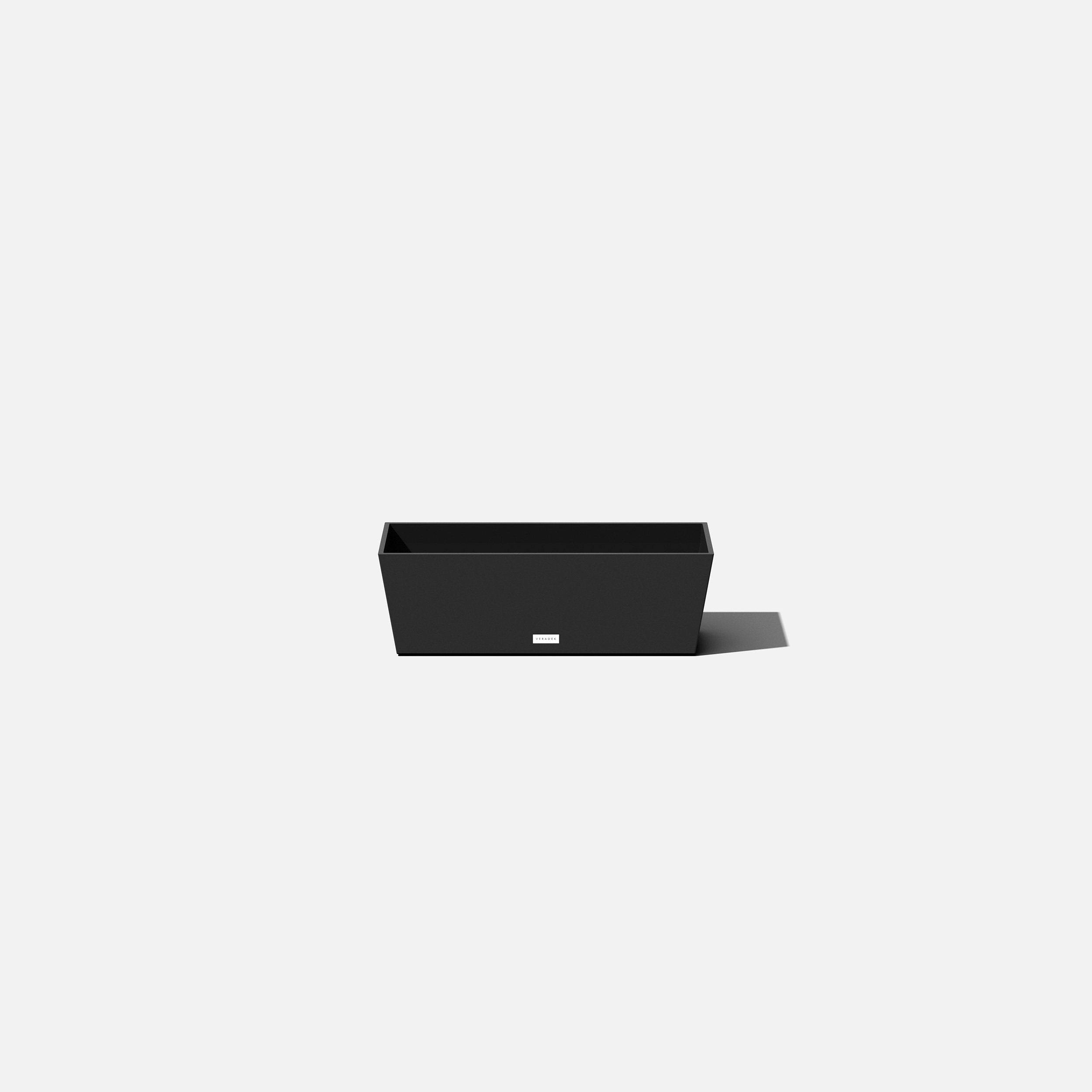 1334fb48a31257b4cbe4361dfa11e01380277303f3a2156b6b094ade7dc5703a.jpg Veradek Pure Series Window Box Planter Color: White, Size: 9" H x 36" W x 10" D, Set of: Set of 1 - Image 1