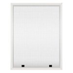 Assembled Custom Size Window Screens (White)