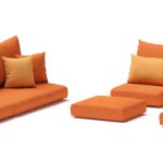 RST Brands - Modular Outdoor 8 Piece Sunbrella Club Cushion Cover Set - Tikka Orange | Recreation Outfitters
