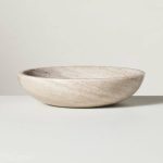 27oz Marble Fruit Bowl Warm Beige - Hearth & Hand with Magnolia