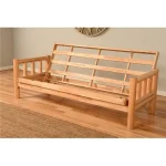 Kodiak KFLDNTFRAMEMD2 Lodge Natural Futon Frame Only - Full Size