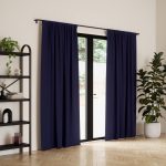Umbra 1017283-405 63 in. Twilight Blackout Panel, Navy - Set of 2
