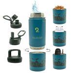 Water Bottle with Snack Compartment, 26oz Kids Water Bottle, Stainless Steel Insulated Water Bottle, Snack Containers for Kids, Hiking Water Bottle,
