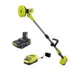 Ryobi ONE+ 18V Cordless Telescoping Power Scrubber and 2.0