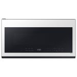 Samsung Bespoke 2.1 Cu. ft. White Glass Over The Range Microwave