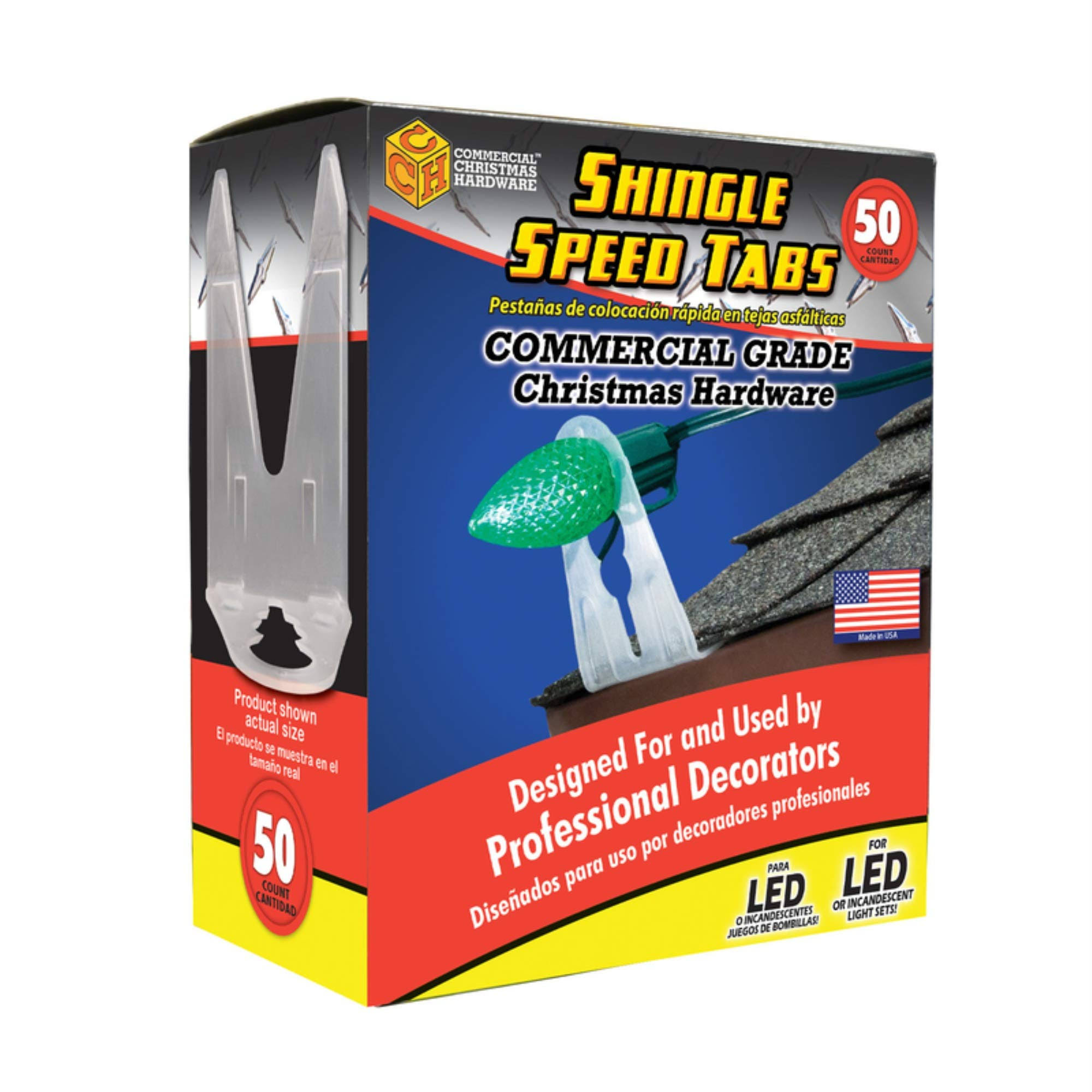 1450955a36bf908790b9d7dd5377a23ea5b6202b7c62fb8d2db8cbac96667e3b.jpg Adams Shingle Speed Tabs 50pk - Image 1