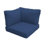 TK Classics Covers for High-Back Corner Chair Cushions 6" Thick, Navy