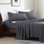 Storage Pocket Smart Sheet Set, Grey, Twin XL