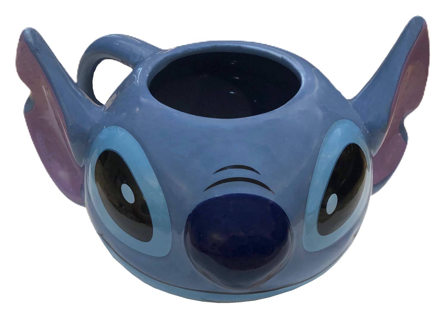 1539ce55f43c9c31ee3fbcf562ecf8380b475b93bd392fd76193683ef9f87f3f.jpg Disney Stitch Ceramic Figural Coffee Mug - Image 1