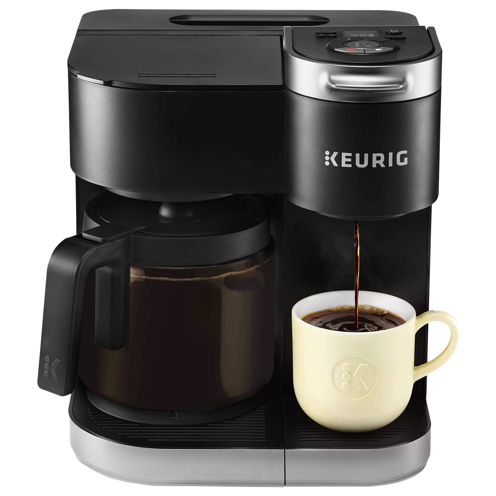 1574d8ea1144cb540d60570a9b5653343637d5c6fc99d9d115c123f03da805dd.jpg Keurig Coffee Maker, K-Duo, Black - Image 1