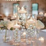 Floating White Pearls - No Hole Jumbo/Assorted Sizes Vase Decorations + Includes Transparent Water Gels for Floating The Pearls