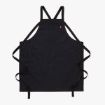 Hedley & Bennett Caviar Black Crossback Apron - Professional Chef Apron with Pockets and Cross-Back Straps for Cooking & Grilling - Kitchen Aprons
