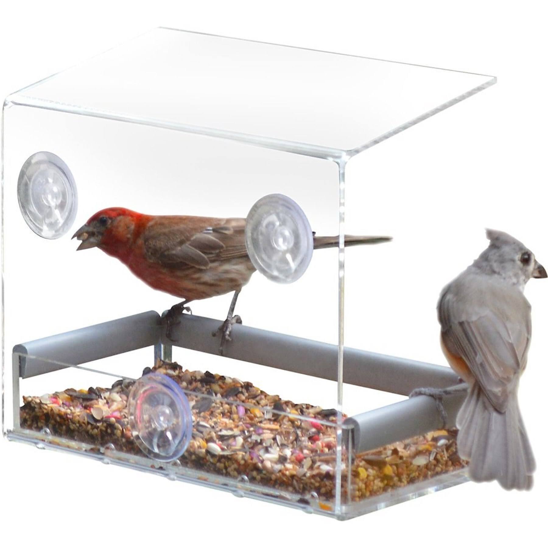 1588c1465fd318f3a05313a37ec52ada7656e428c7b1479627f353e9642be14d.jpg PetFusion Tranquility Window Bird Feeder - Image 1