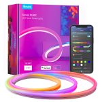 Govee 32.8ft Neon Rope Light, RGBIC Rope Lights with Music Sync, DIY Design, Works with Alexa, Google Assistant, Strip Lights for Bedroom, Living