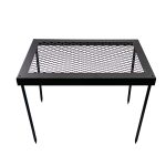 Folding Picnic Grill Table Portable Camping Desk Steel Grill Stand Table for Picnic Hiking Camping Beach Cooking and Backyard Use