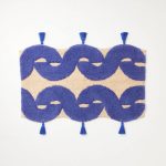Concentric Wave Blue Bath Rug Blue - Opalhouse Designed with Jungalow