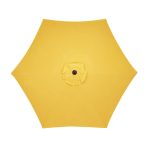 Living Accents 9' Tiltable Market Umbrella, Yellow