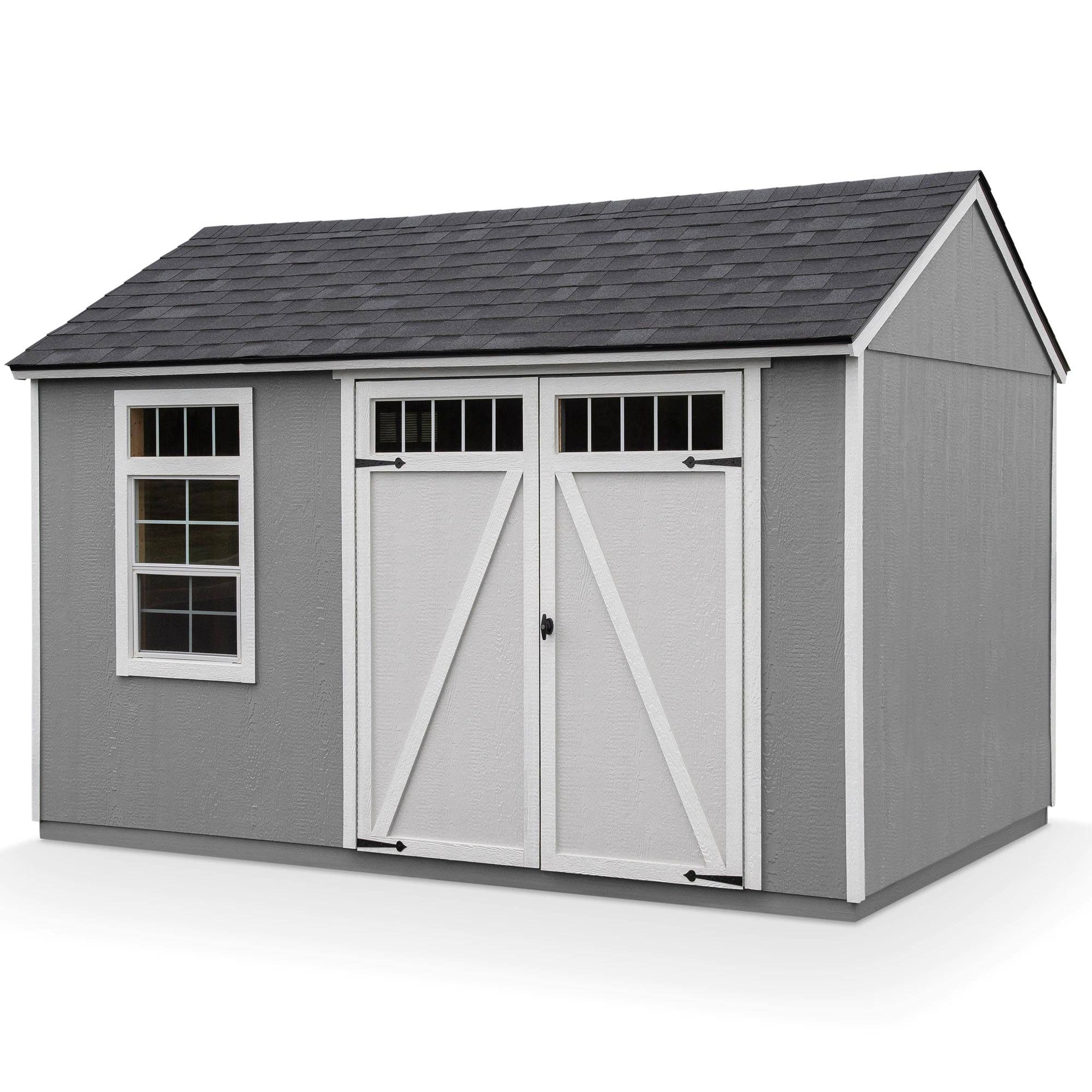 1728508262f50da86b916bca1b5c2f59ce9872ffc239d06f824920928397f650.jpg Heartland Coronado 12-ft x 8-ft Wood Storage Shed | 195563 - Image 1