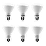 Ecosmart 65W Equivalent Daylight BR30 Dimmable LED Light Bulb (6-pack)