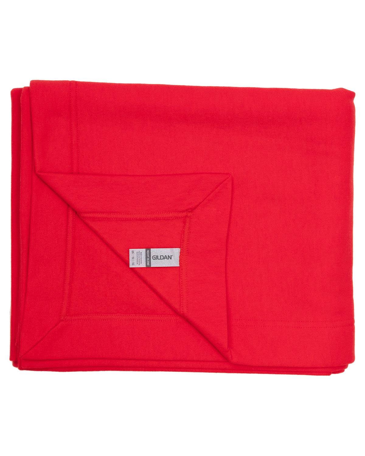 1758cc7dd31b834deb5b3696e5d82273d6a01224f8dfe17b36689c6d9f1662cb.jpg Gildan 18900 Heavy Blend Fleece Stadium Blanket - Red - Image 1