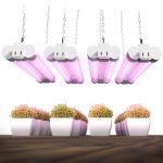 Sunco 4-Pack SuncoGrow, LED Grow Light, 2ft, 20W Full Spectrum, Linkable, Full Spectrum Pack / 4-Pack
