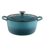 Food Network 3.5-Qt. Ombre Enameled Cast-Iron Dutch Oven