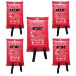 Inf-way Fire Blanket 5959 Fiberglass Flame Retardent Emergency Surival Shelter Safety Cover L5959