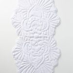 Riviera Bath Mat by Anthropologie in White, Cotton
