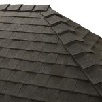 GAF Ridglass Premium Hip & Ridge Cap Shingles, Charcoal, 10-in Width, 31 Lin. Ft. per Bundle/Box (04GARG10CH)