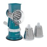Kitchen HQ Speed Grater and Slicer with Suction Base Teal