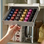Joseph Joseph Cupboard Store Under-Shelf Coffee Pod Drawer - Gray