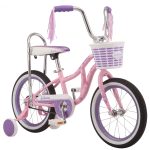 16 Bloom Kid's Bike with Training Wheels. Pink