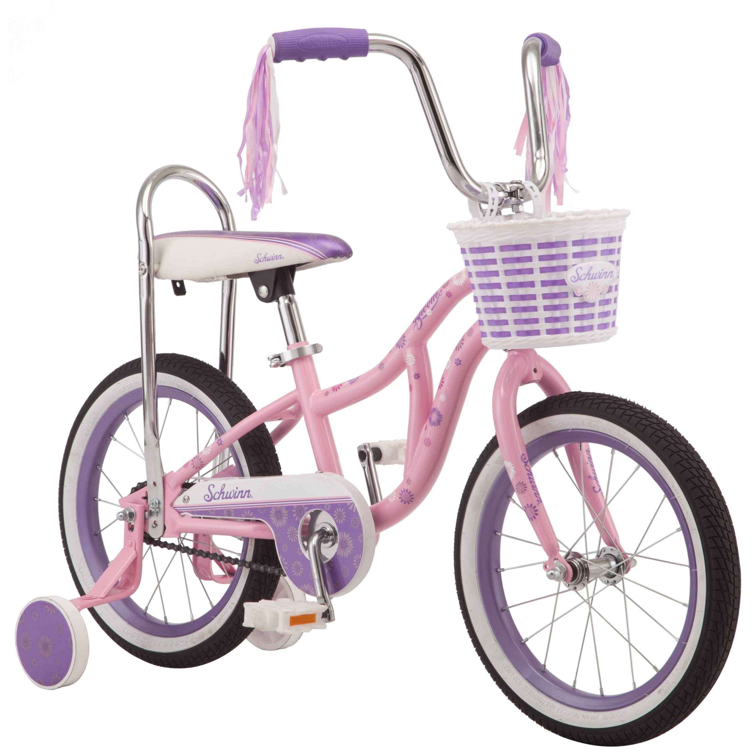 18c389bee12a0c8d790aa2174d96efdc0e9bd9dea5ec321e830a85024f631356.jpg 16 Bloom Kid's Bike with Training Wheels. Pink - Image 1