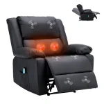AECOJOY Massage Recliner Chair with Heat Function, Overstuffed Recliner Sofa
