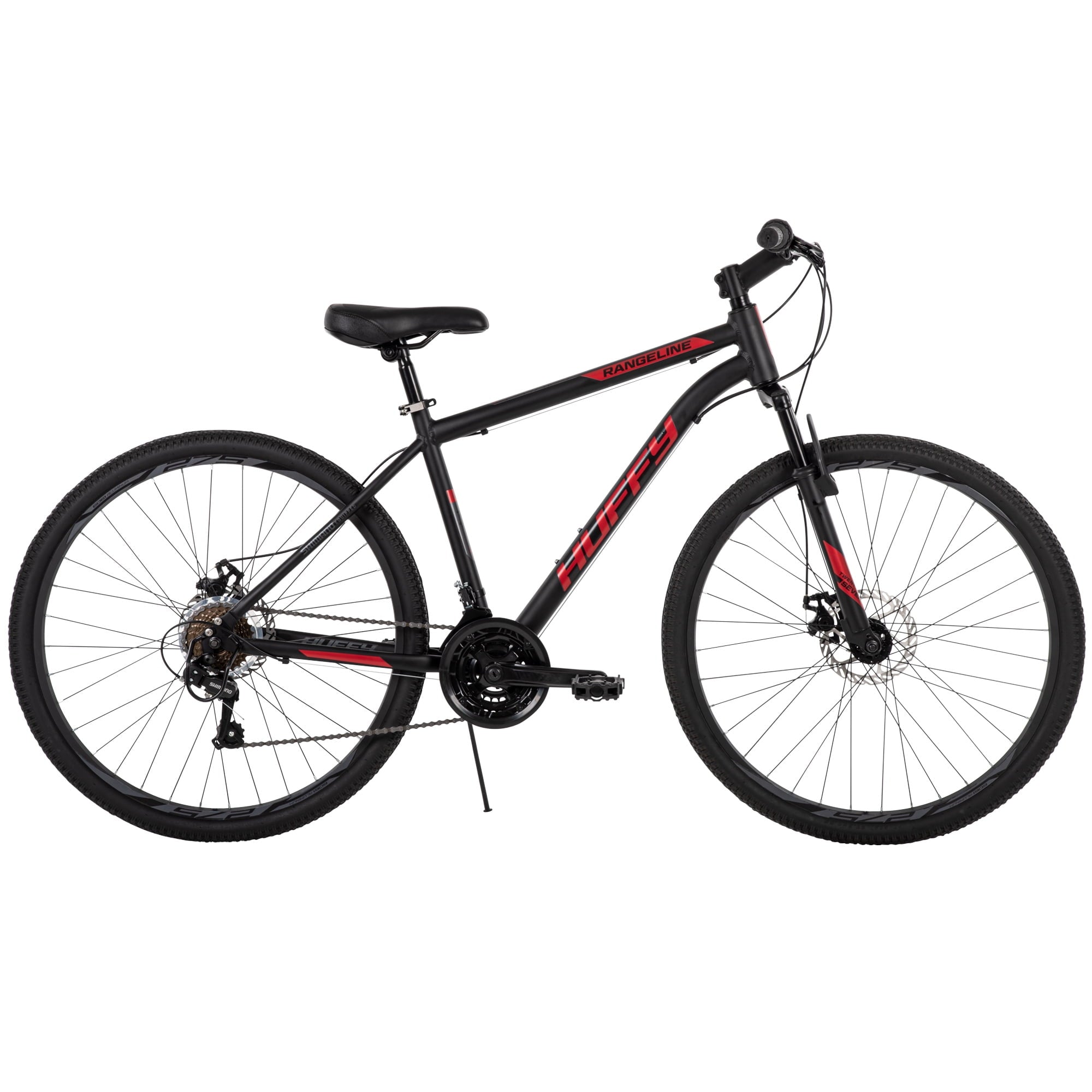 193c3204b475d77131c3c96a55abdc9327fccafcc8be04a77eb3b405f1bf0a09.jpg 27.5 in. Rangeline Men's Mountain Bikes. Black and Red - Image 1